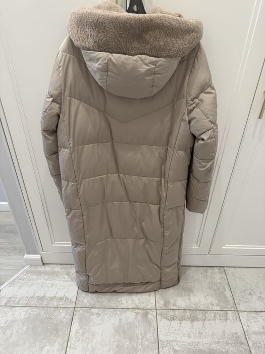 Зимний теплый пуховик/пальто