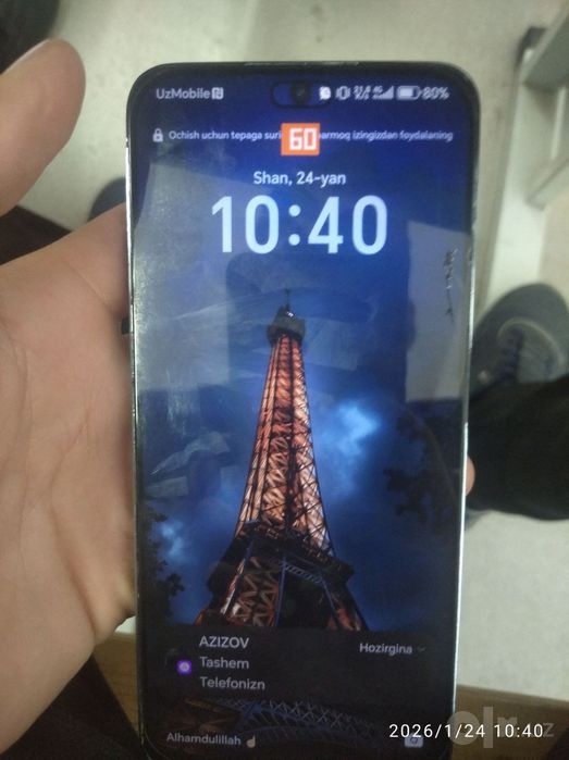 Honor x8a xotira 128/8