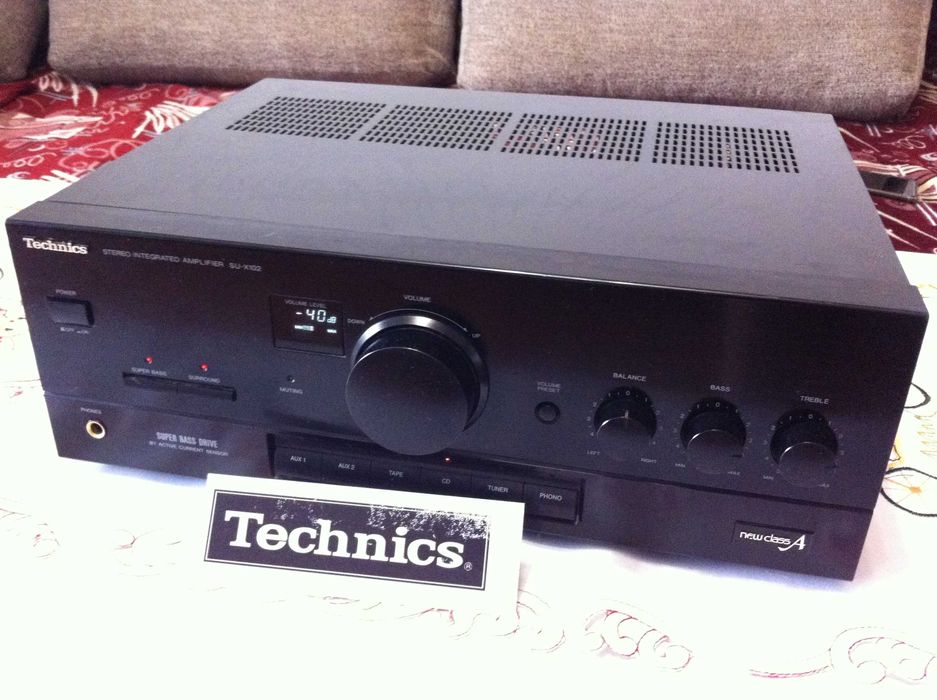 Amplificator Technics SU-X933/Technics SU-X102/SU-X120 Class A statie