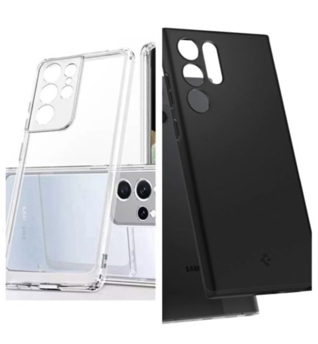Husa Samsung S20/S21/S22/S23/S24/S25/S26 Plus Ultra Neagra/Clear Safe