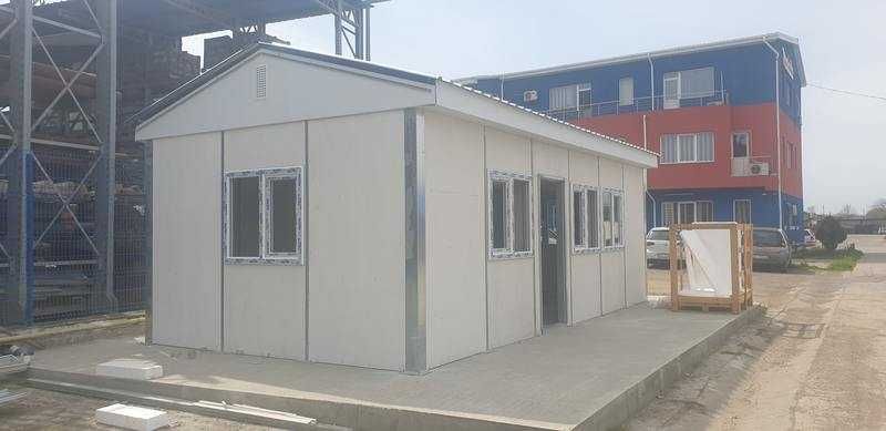 Vand casa pe structura metalica, din containere modulare