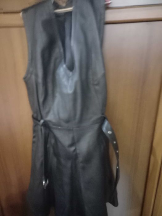 Курточки и сарафан, кожанные