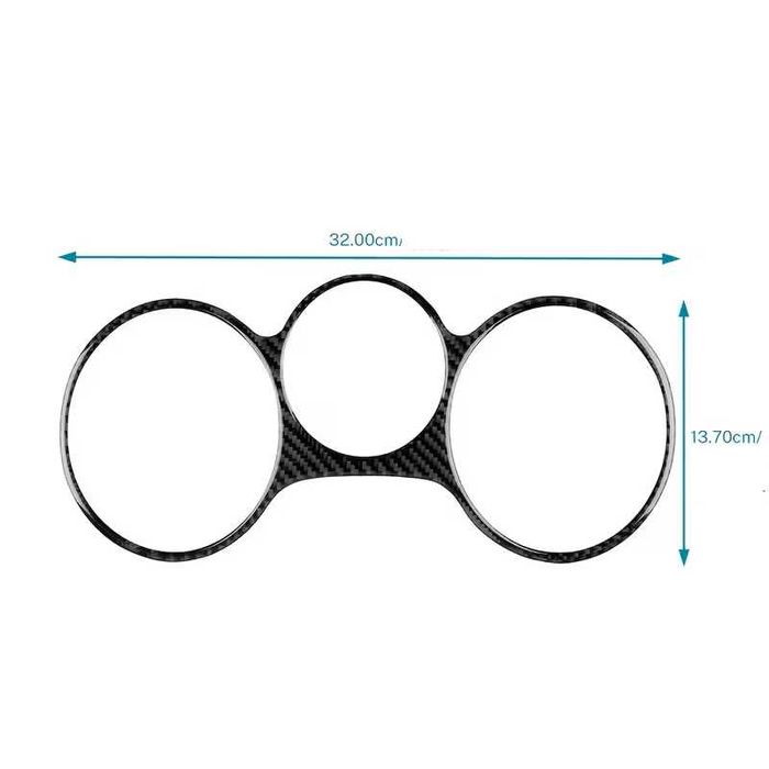 Стикер от Истински Меки Въглеродни Влакна за Табло на Седан Леон MK2