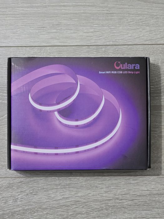 Bandă LED RGB COB 6m – WiFi Smart, Tuya/Alexa/Google, DC 24V