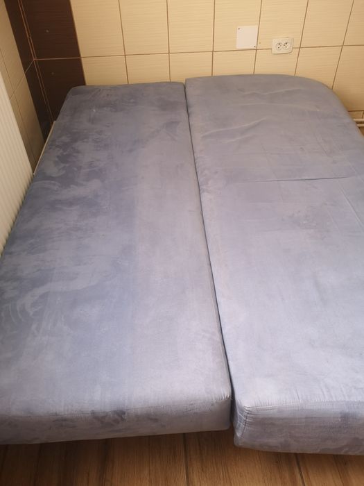 Canapea extensibila de 2 persoane cu lada de depozitare