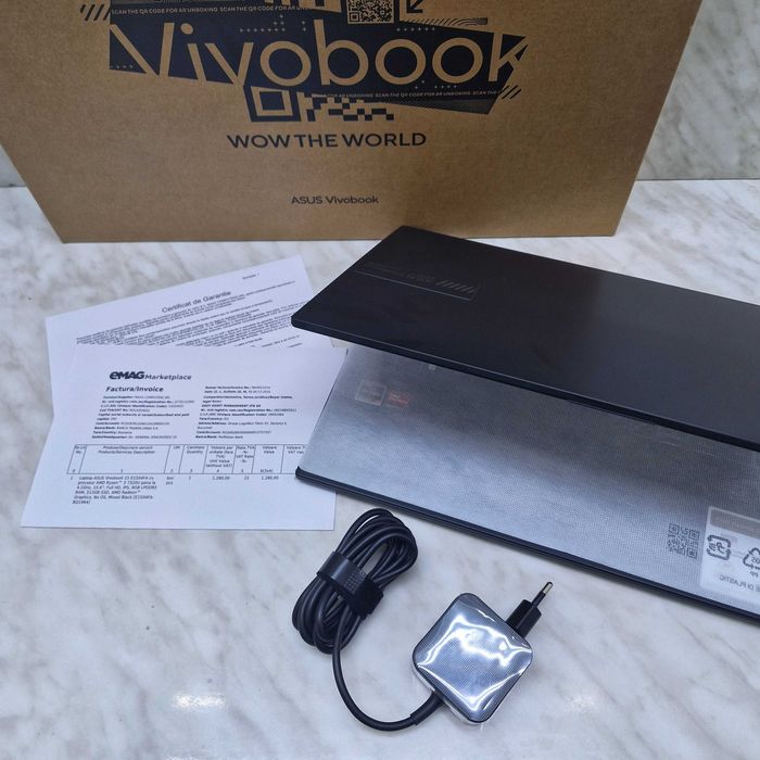 Laptop Asus Vivobook Ryzen 3 7320U 8GB 512GB SSD Zeus Amanet Militari