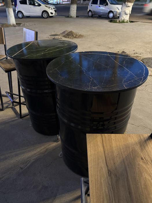 Мебель из бочек для ресторанов,для фудтраков,для кафе,для барбершопов,