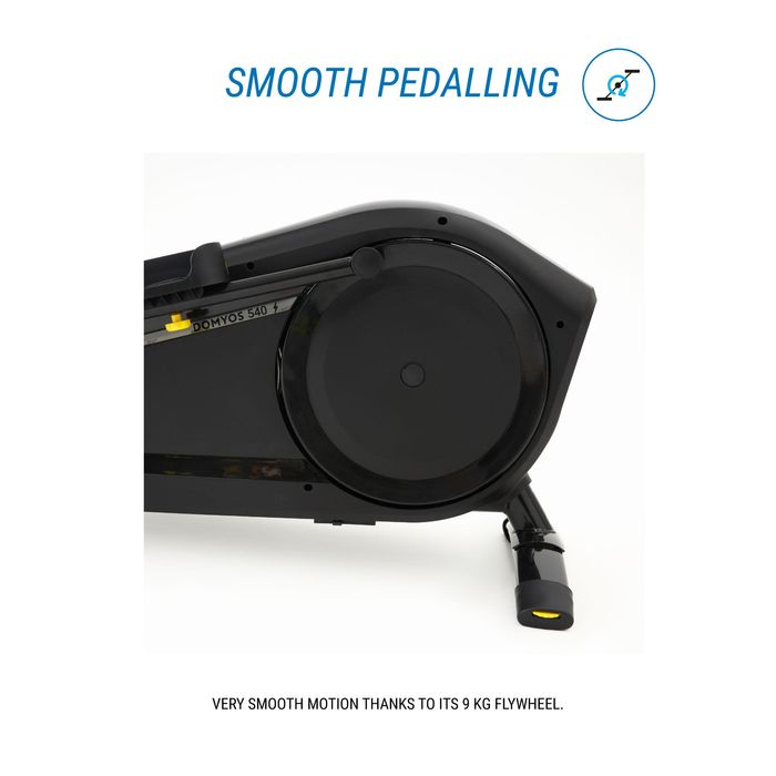 Bicicletă eliptică El540 auto-alimentată, - produs resigilat Decathlon