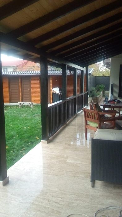 Terase lemn,Foișore,Pergole Carport,Riflaj sauna cu spațiu ciubar.