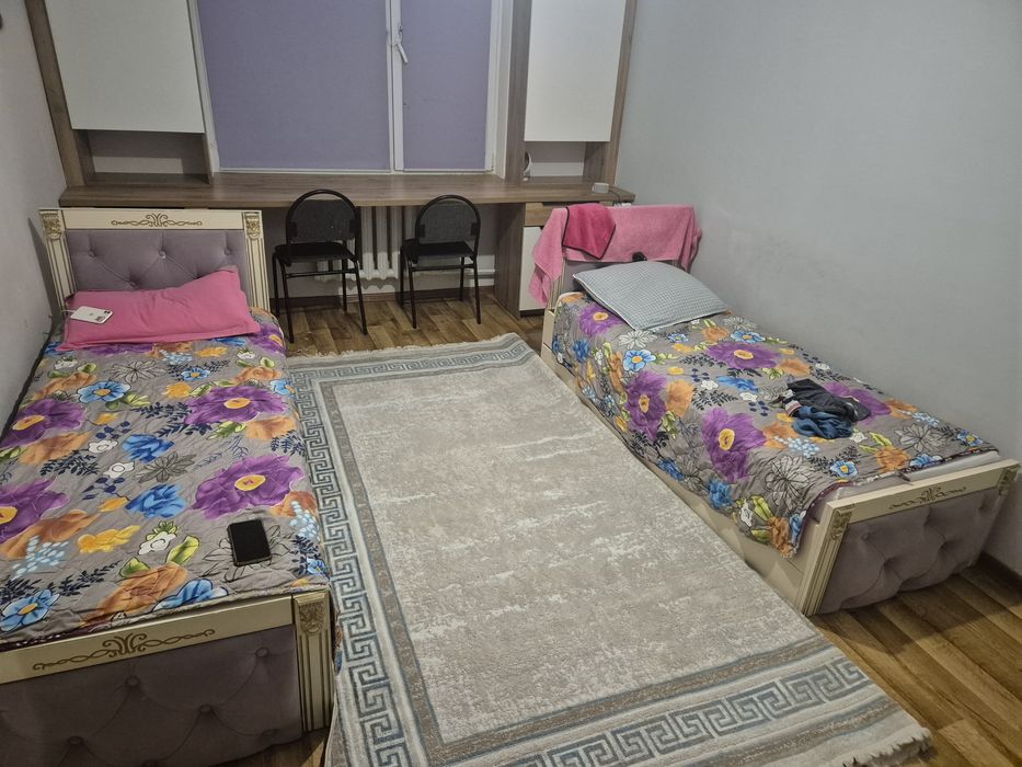 2 кровать матрасымен