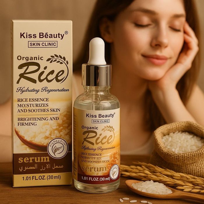Органичен серум с оризова есенция Kiss Beauty Rice Serum