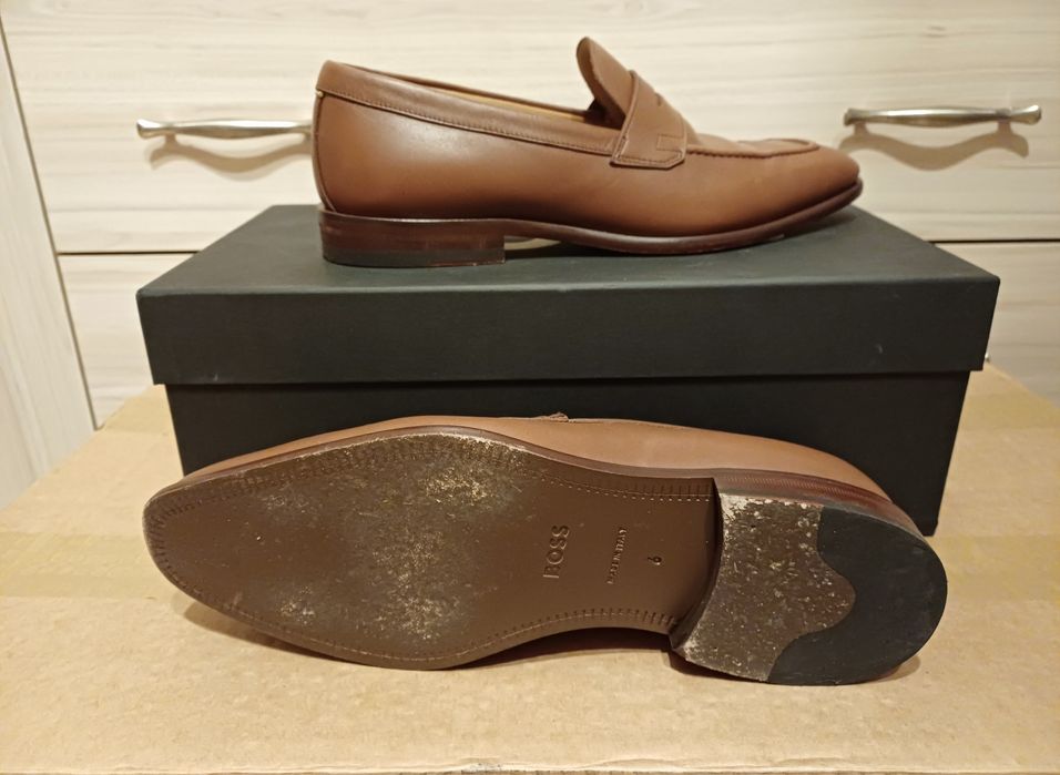 Мъжки кожени лоуфъри BOSS