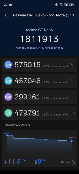 Realme GT neo 6 Обмен