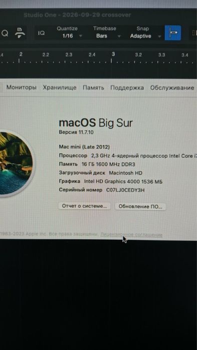 Срлчно продам Мас OS