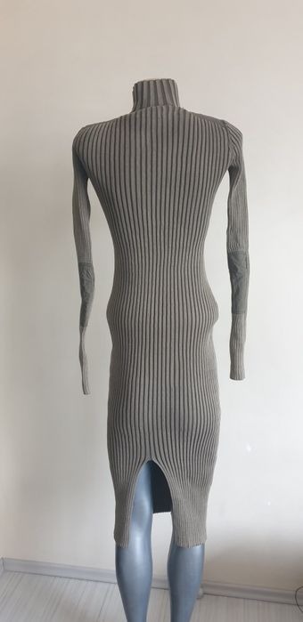 Versacе Jeans Couture Ribbed Cotton Stretch Slim Dress S ОРИГИНАЛ Дамс