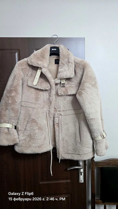 Пухкаво топло палтенце