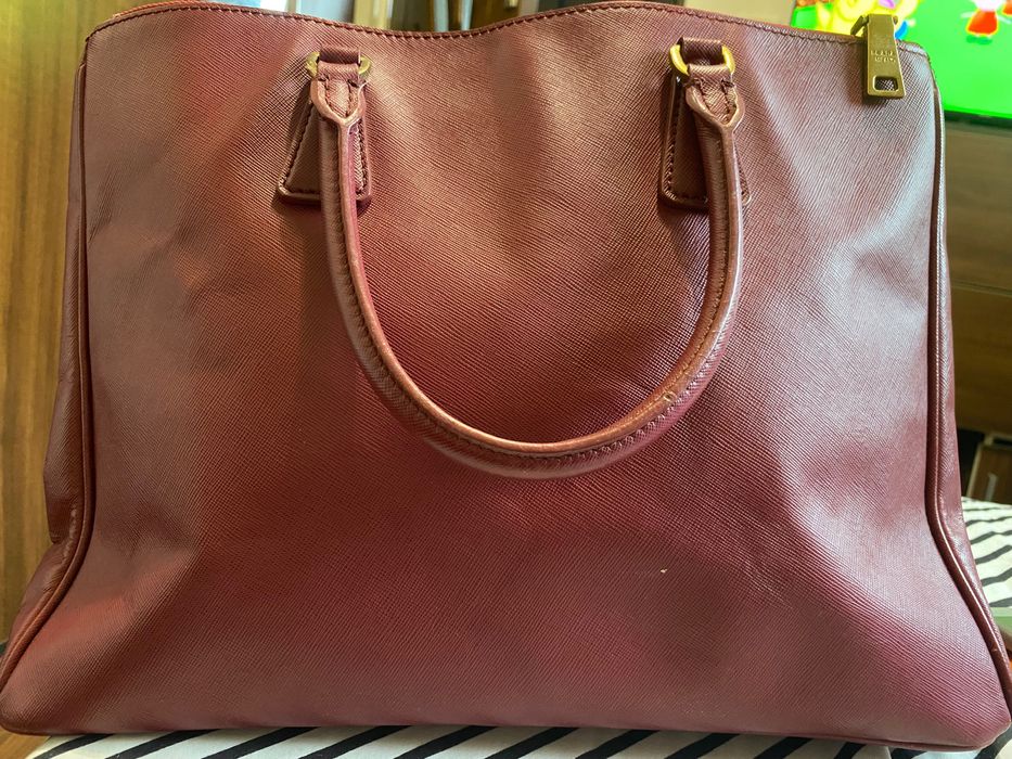Geanta Prada Galleria leather handbag