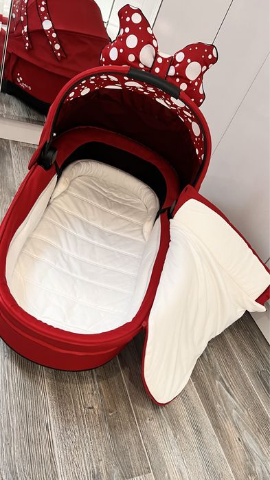 Кош за новородено Cybex Priam Lux Jeremy Scott Petticoat red dark