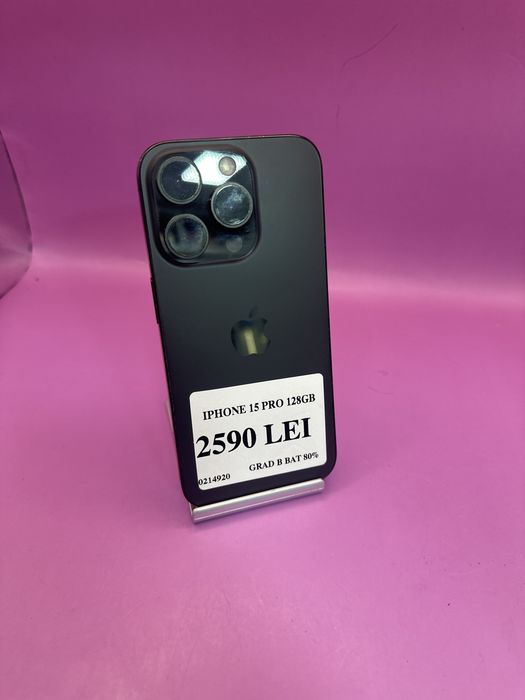IPHONE 15 PRO 128GB •Matei Amanet Crangasi • 0214920