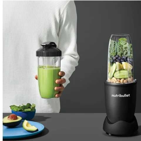 Blender Nutribullet Pro NB907MAB, 900 W, 1 viteza, 5 accesorii, negru
