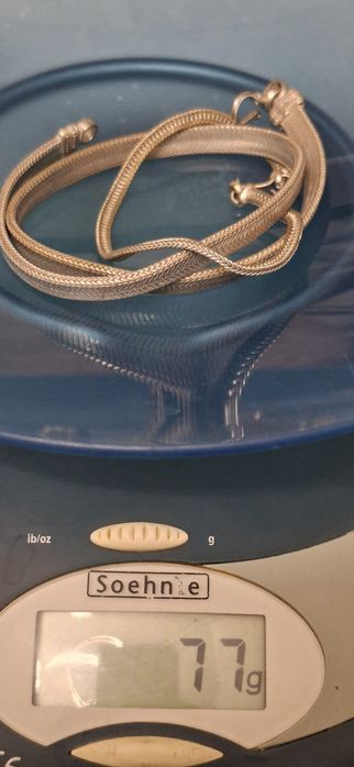 Set inox argintat barbati- India