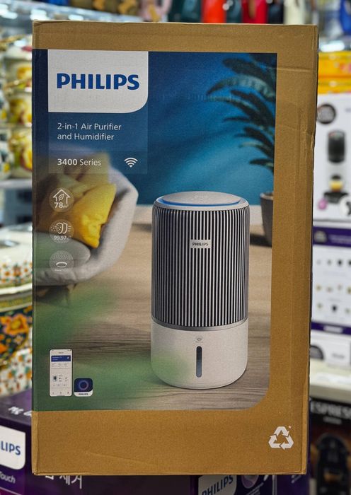 Очиститель и увлажнитель воздуха  Philips Ac3737 Global