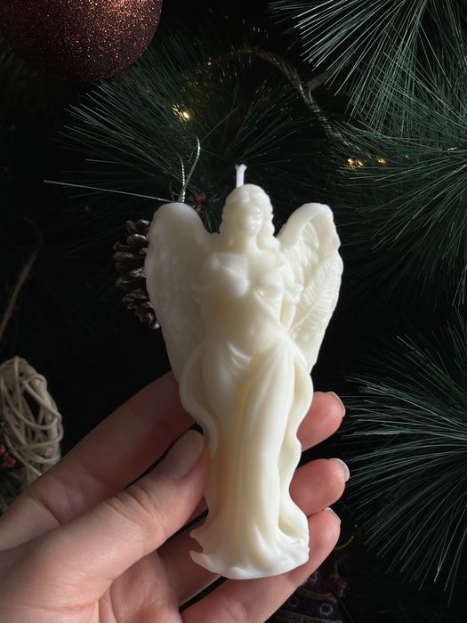 Свеча «ангел» ,с приятным запахом/ручная работа