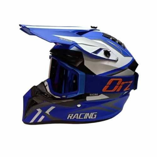 Каска Крос/Атв/Мотор с Очила  4-ри цвята