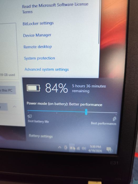 Laptop Lenovo E31
