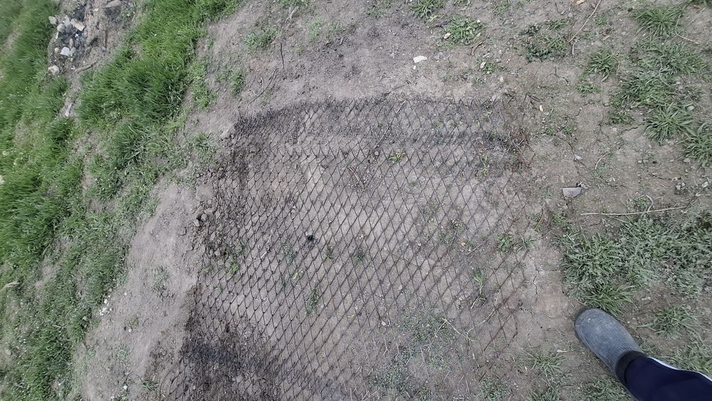 Сетка рабица в хорошем состоянии