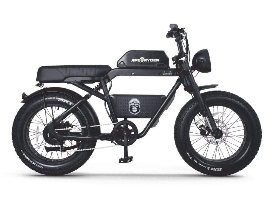 Bicicletă Electrică Ape Ryder Bonobo – Fat Bike, stil motocicleta, Frâne Hidraulice, Ca nouă!