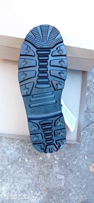 Мъжки черни боти естествена кожа