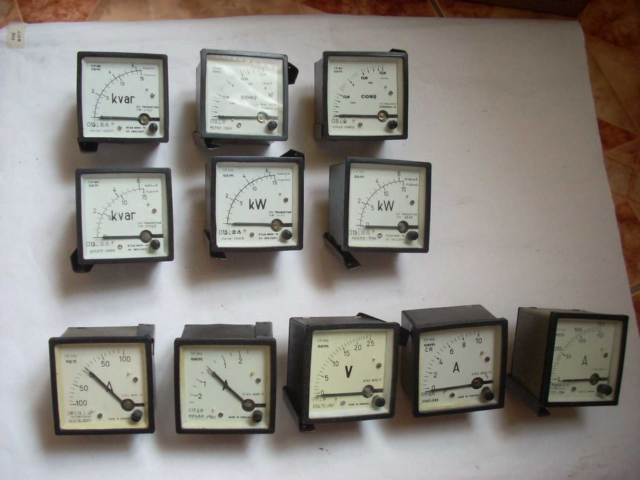 Aparate de Masura Analogice, Curent Alternativ/Continuu Joasa Tensiune