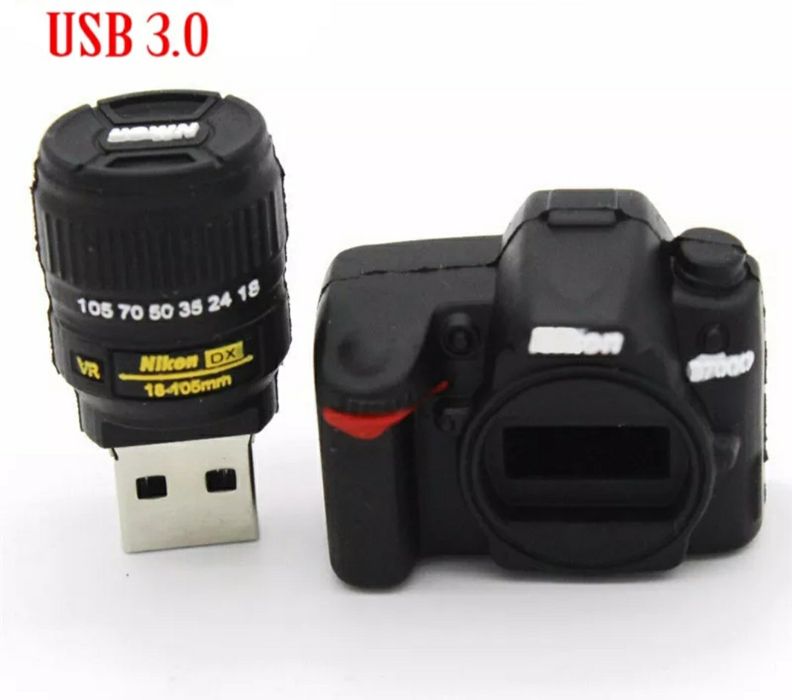 Флашки за деца и големи (фотоапарат, тигърче, пате) Коледен подарък