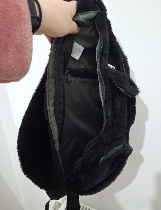 Rucsac KAVU Black Rope Fuzz Sling Bag Crossbody