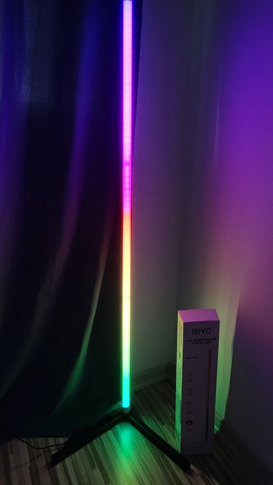 Lampadar de colț Riyo LED RGB (Smart) - Nou