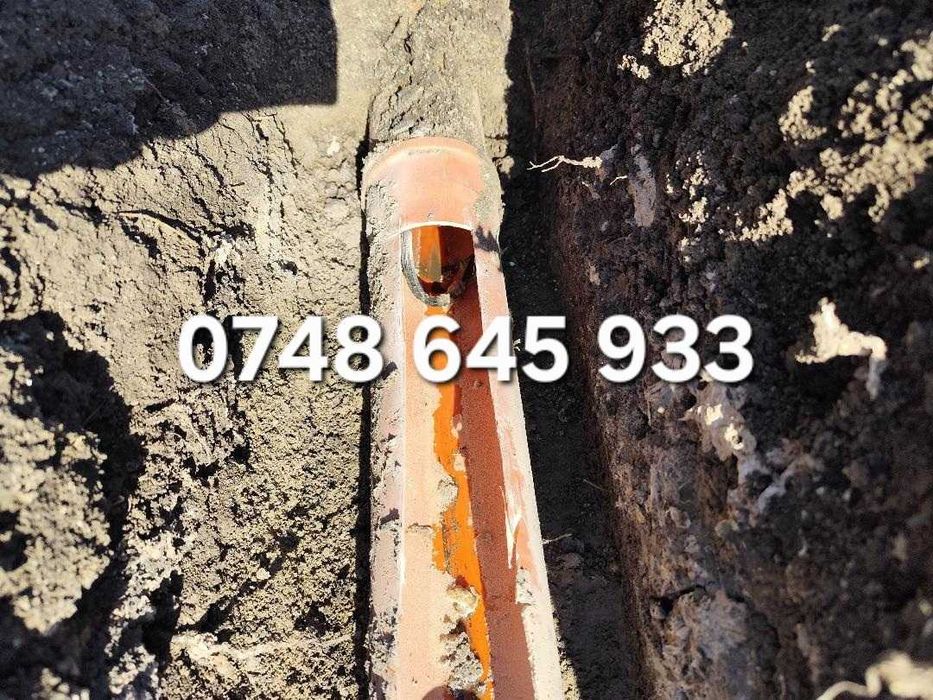 Desfundare canalizare presiune, rac. camera video  UTILAJ PROFESIONAL