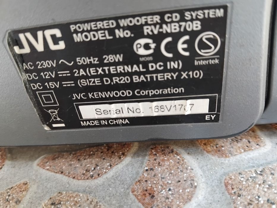 Радио  Касетофон  JVC Тунер Аукс Флашка