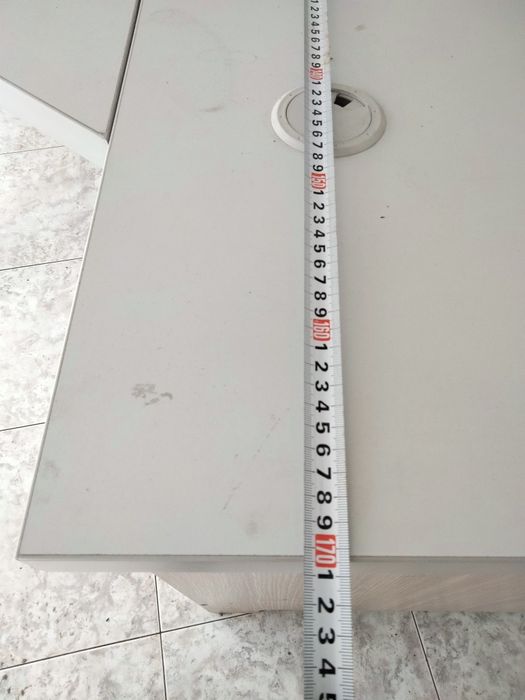 СТОЛ ОФИСНЫЙ письменный большой с тумбочкой с полками треугольный