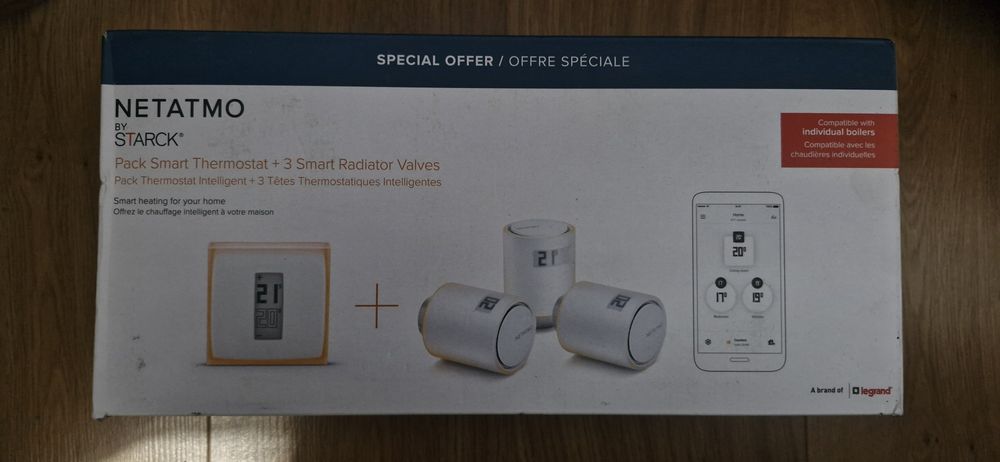 Termostat Netatmo,  capete termostatate Netatmo
