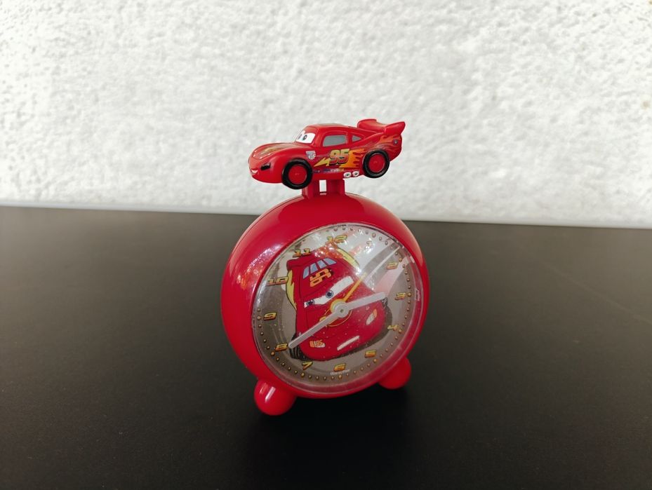 ceas de masa desteptator alarma fulger Mcqueen Cars Disney digital Krontaler copii fete baieti