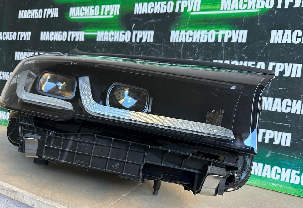 Фар far десен фарове Black за Бмв Г30 Г31 фейс Bmw 5 G30 G31 LCI,USA