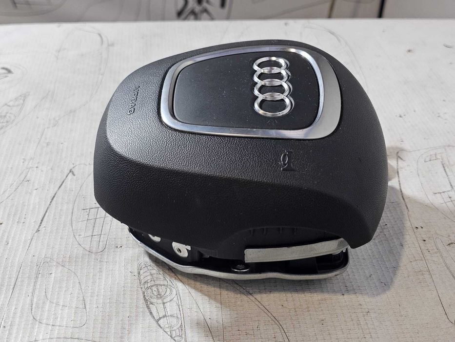 Airbag volan șofer Audi A5 8T / A4 B8 / Q5 8R 2008-2016 2011 2.0 TFSI 132kW Cod OEM: 8R0880201AC (5E3)