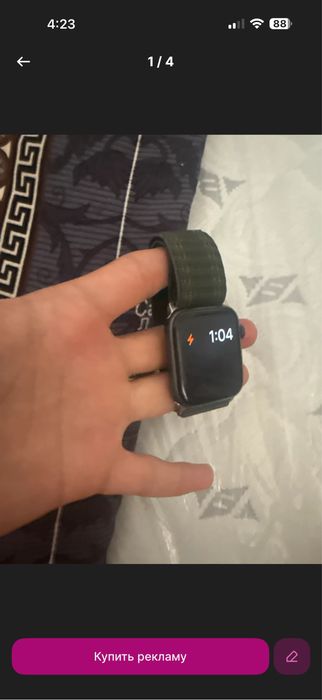 Продается оригинал AppleWatch serious 6  black