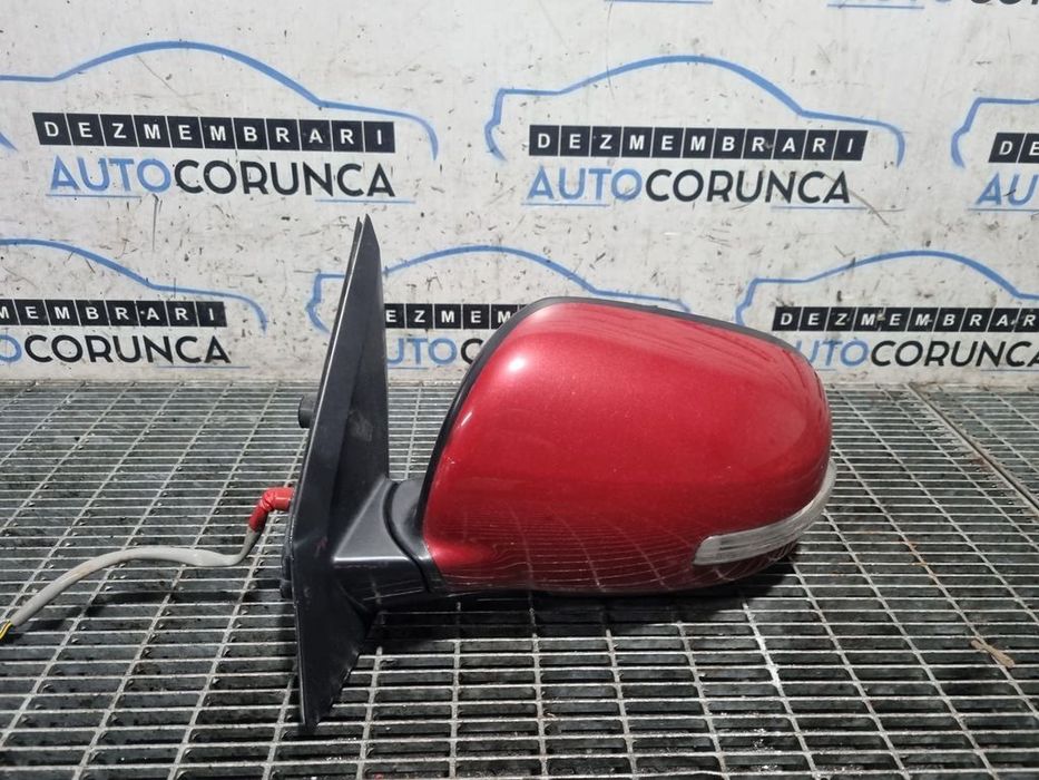 Oglinda stanga Mitsubishi Outlander Facelift 2009 - 2012 4 Usi Rosu 16j (1314) ...