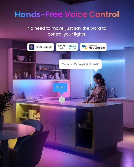 SwitchBot RGBICWW LED лента 5M