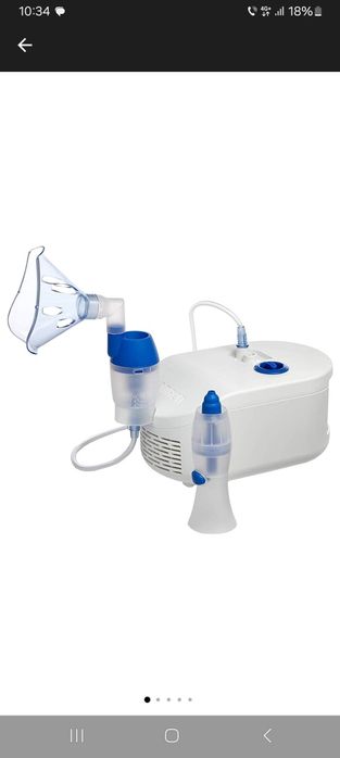 Aparat aerosoli Omron C102 Total, cu compresor si dus nazal