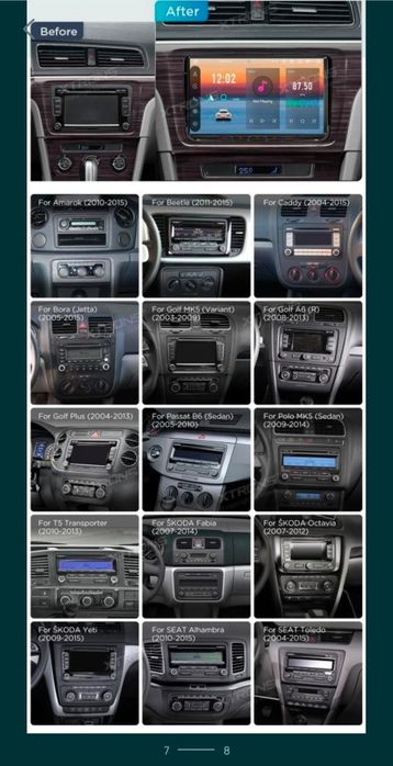 Navigatie VW Golf Passat Xtrons 4gb noua premium