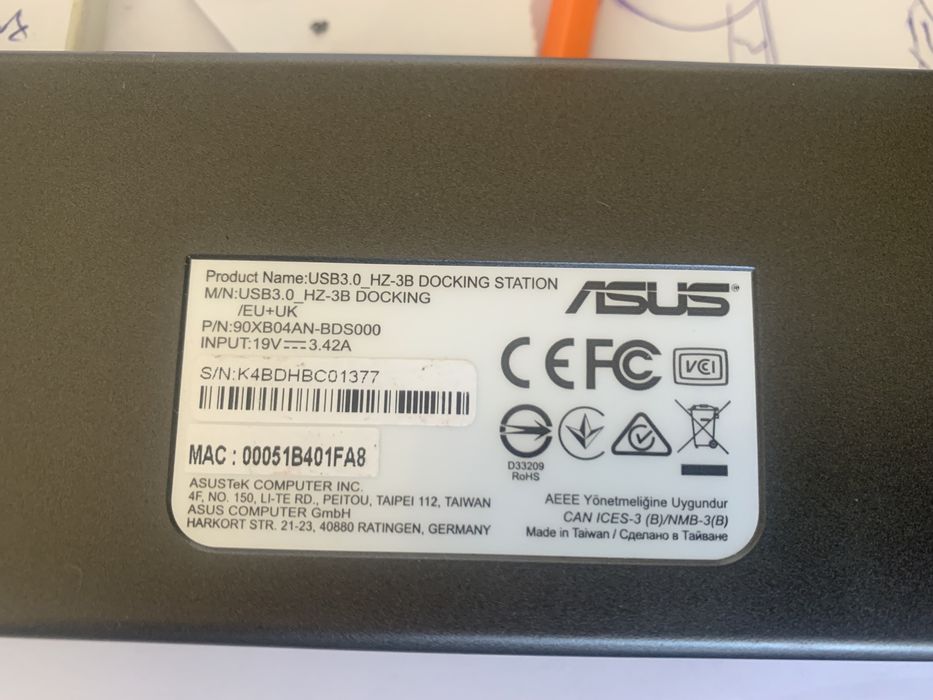 Asus usb3 docking station