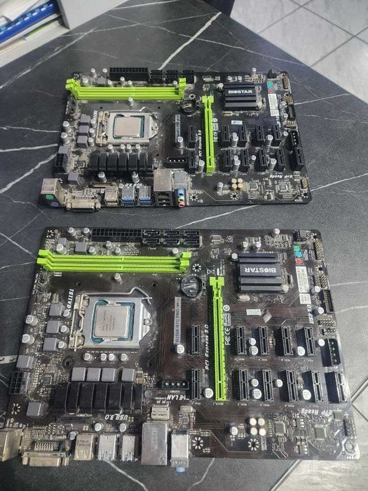 плата B250A btc Pro DDR4+CPU G4400
